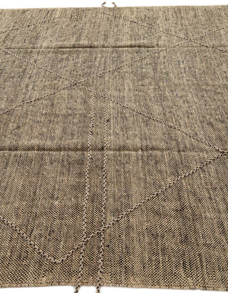 Detail image of 8' 8 x 9' 6  Hand Knotted Moroccan Wool Rug