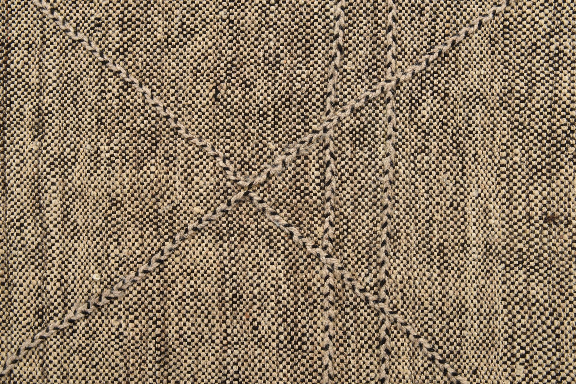 8' 8 x 9' 6 Hand Knotted Moroccan Wool Rug