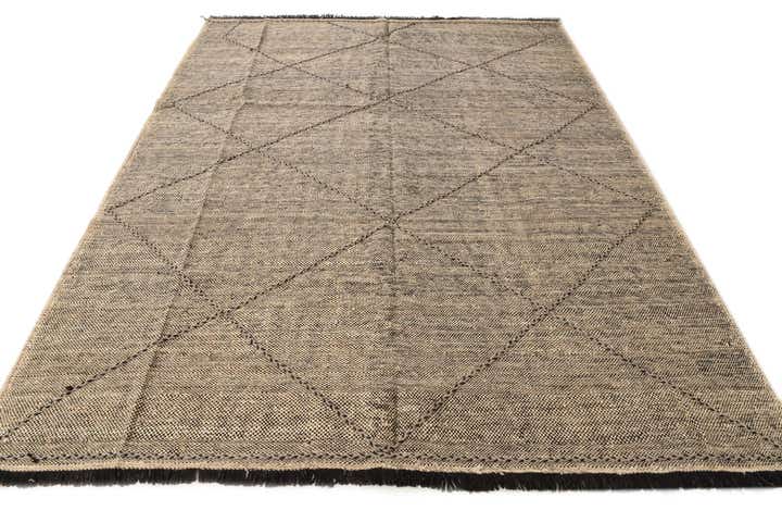 7' 5 x 9' 5 Hand Knotted Moroccan Wool Rug