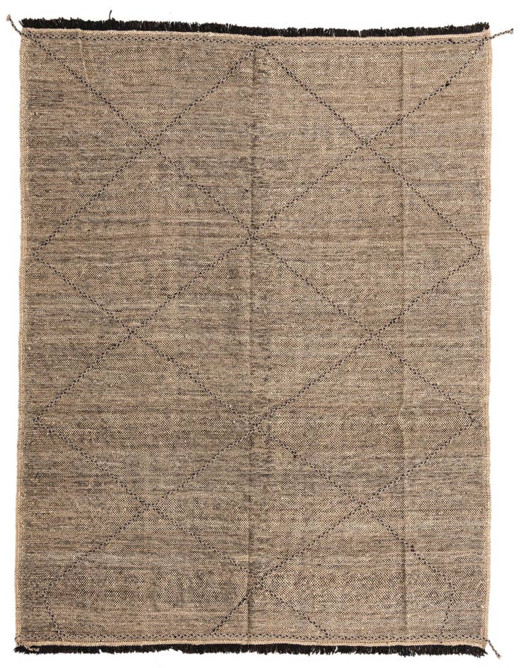 Detail image of 7' 5 x 9' 5 Hand Knotted Moroccan Wool Rug