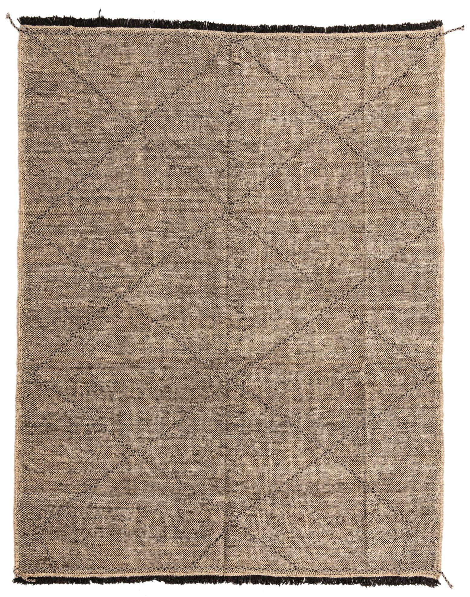 7' 5 x 9' 5 Hand Knotted Moroccan Wool Rug
