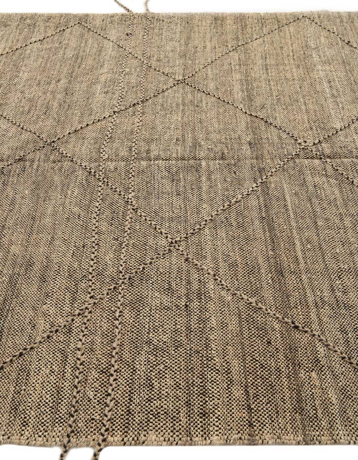 Detail image of 6' 10 x 9' 8  Hand Knotted Moroccan Wool Rug