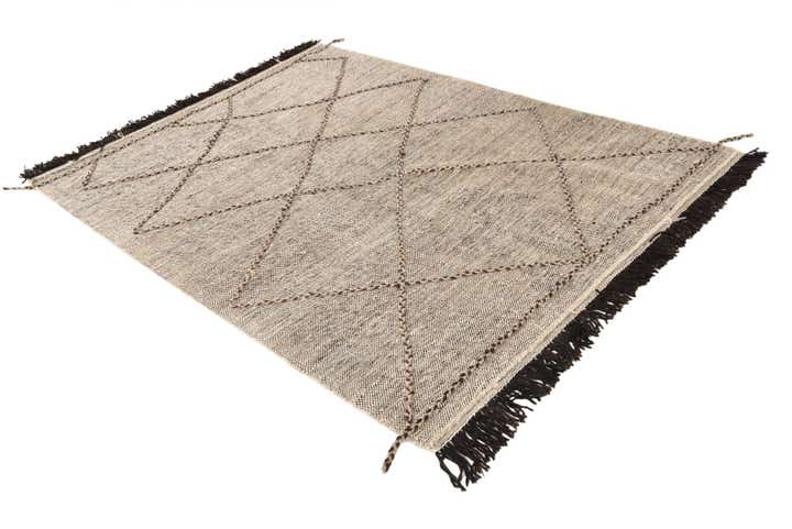 5' 9 x 8' Hand Knotted Moroccan Wool Rug