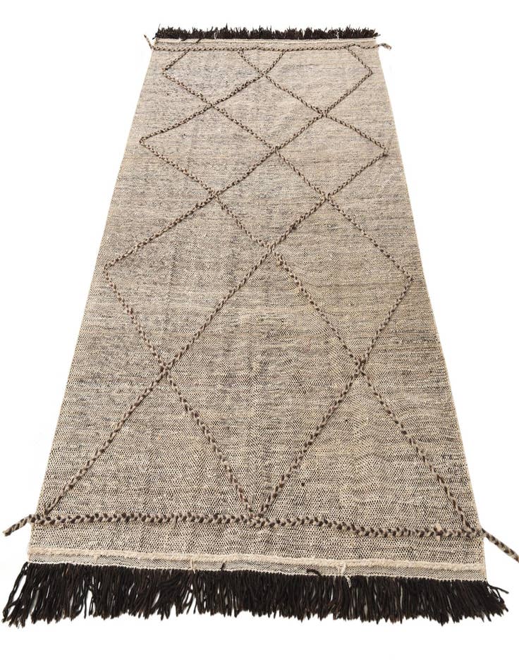 Detail image of 5' 9 x 8'  Hand Knotted Moroccan Wool Rug