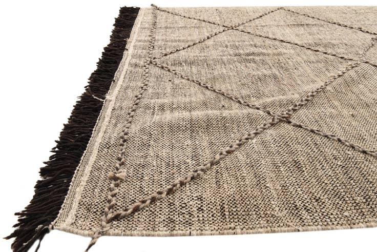 Detail image of 5' 9 x 8' Hand Knotted Moroccan Wool Rug