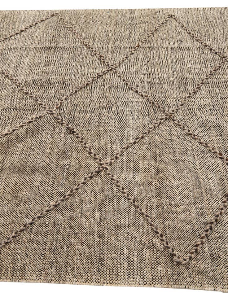 Detail image of 5' 9 x 8'  Hand Knotted Moroccan Wool Rug