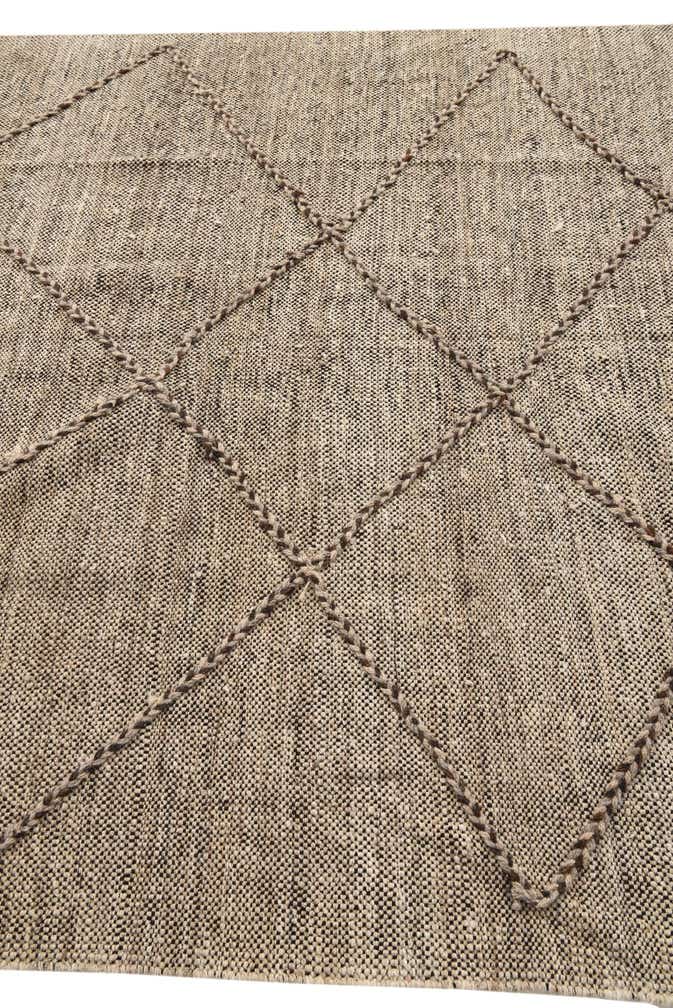 5' 9 x 8' Hand Knotted Moroccan Wool Rug