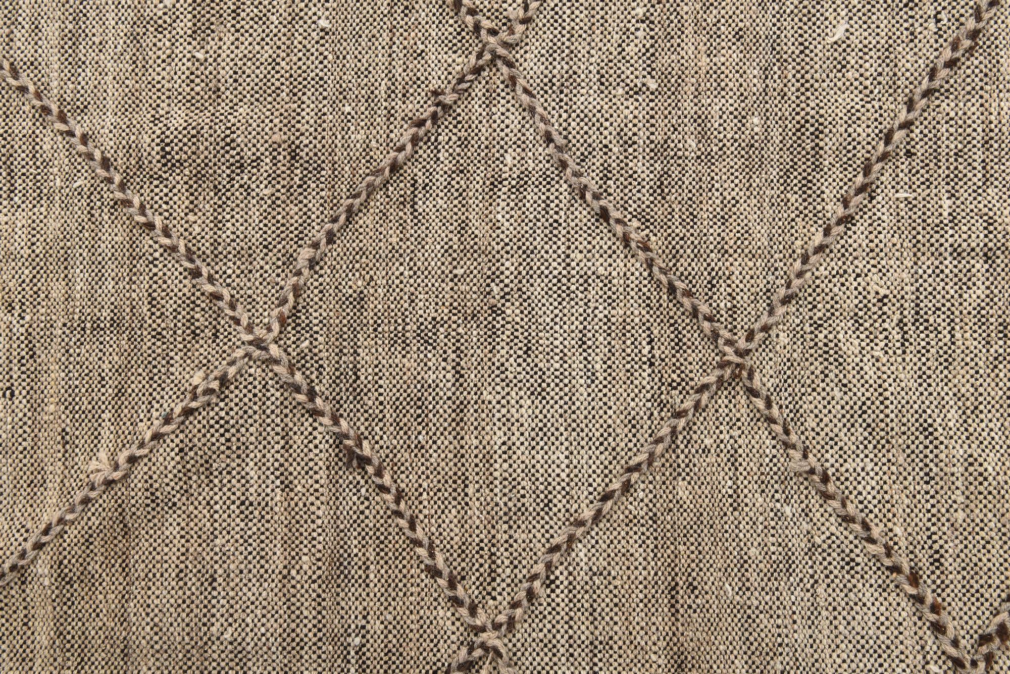 5' 9 x 8' Hand Knotted Moroccan Wool Rug