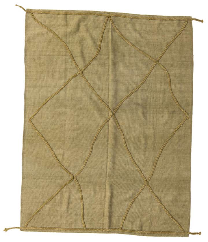 5' 10 x 7' 6 Hand Knotted Moroccan Wool Rug