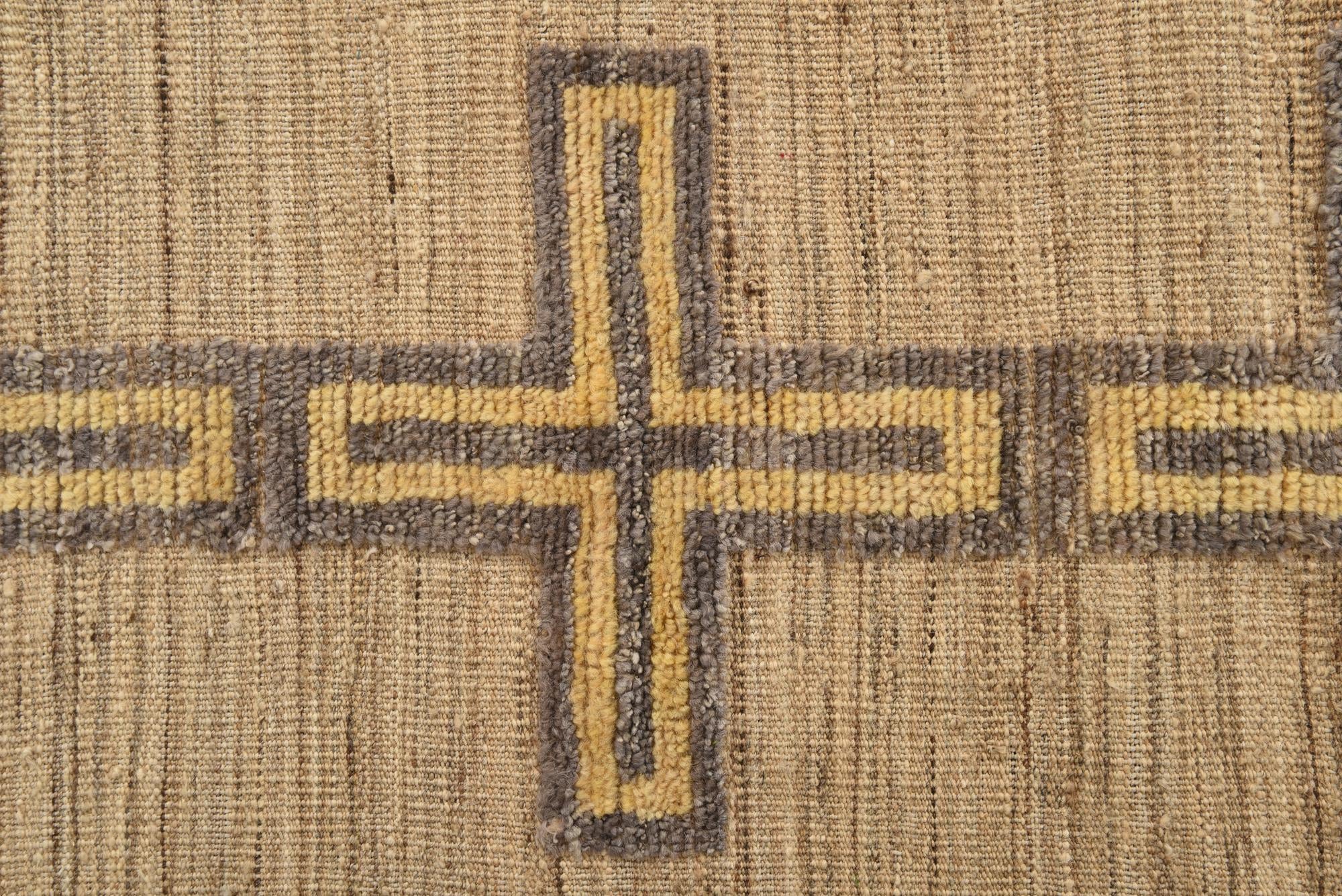 4' 10 x 7' 4 Hand Knotted Moroccan Wool Rug