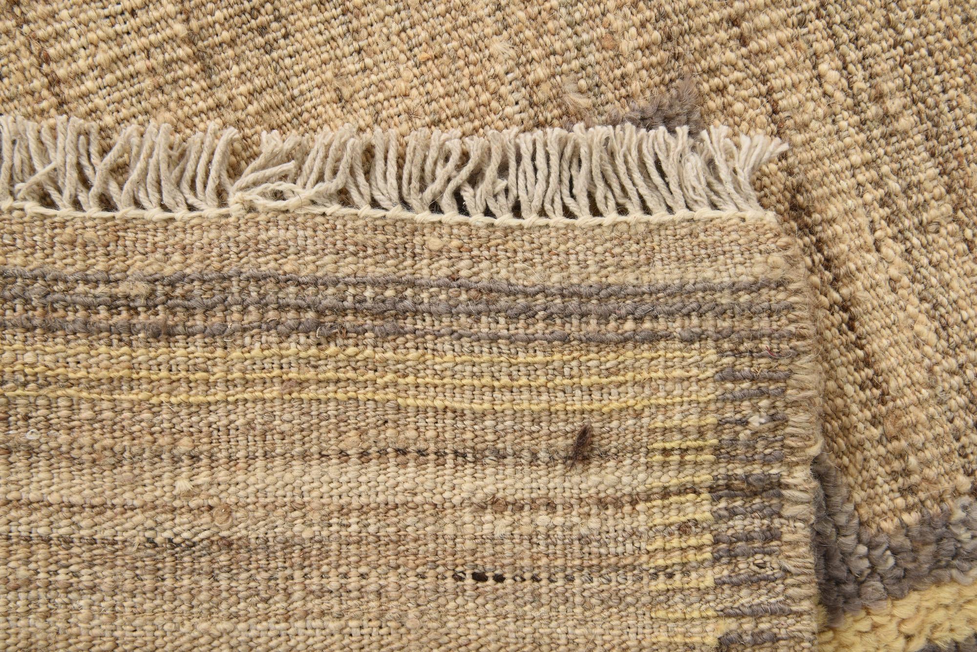 4' 10 x 7' 4 Hand Knotted Moroccan Wool Rug