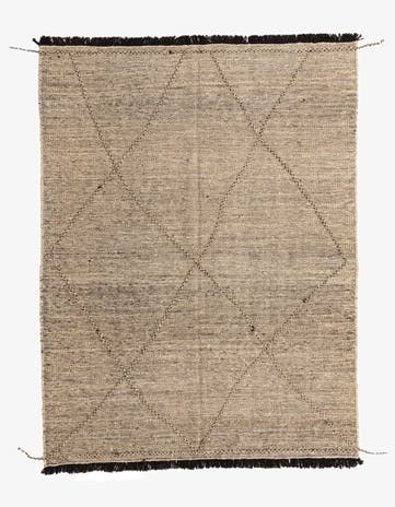 6' x 7' 10 Hand Knotted Moroccan Wool Rug