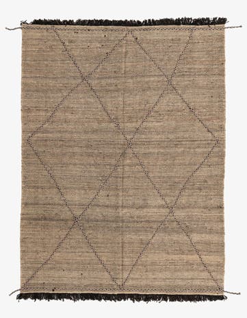 6' x 8' Hand Knotted Moroccan Wool Rug