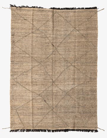 5' 8 x 7' 9 Hand Knotted Moroccan Wool Rug