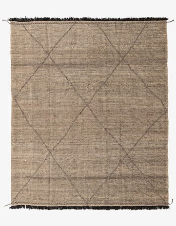 8' 3 x 9' 8 Hand Knotted Moroccan Wool Rug