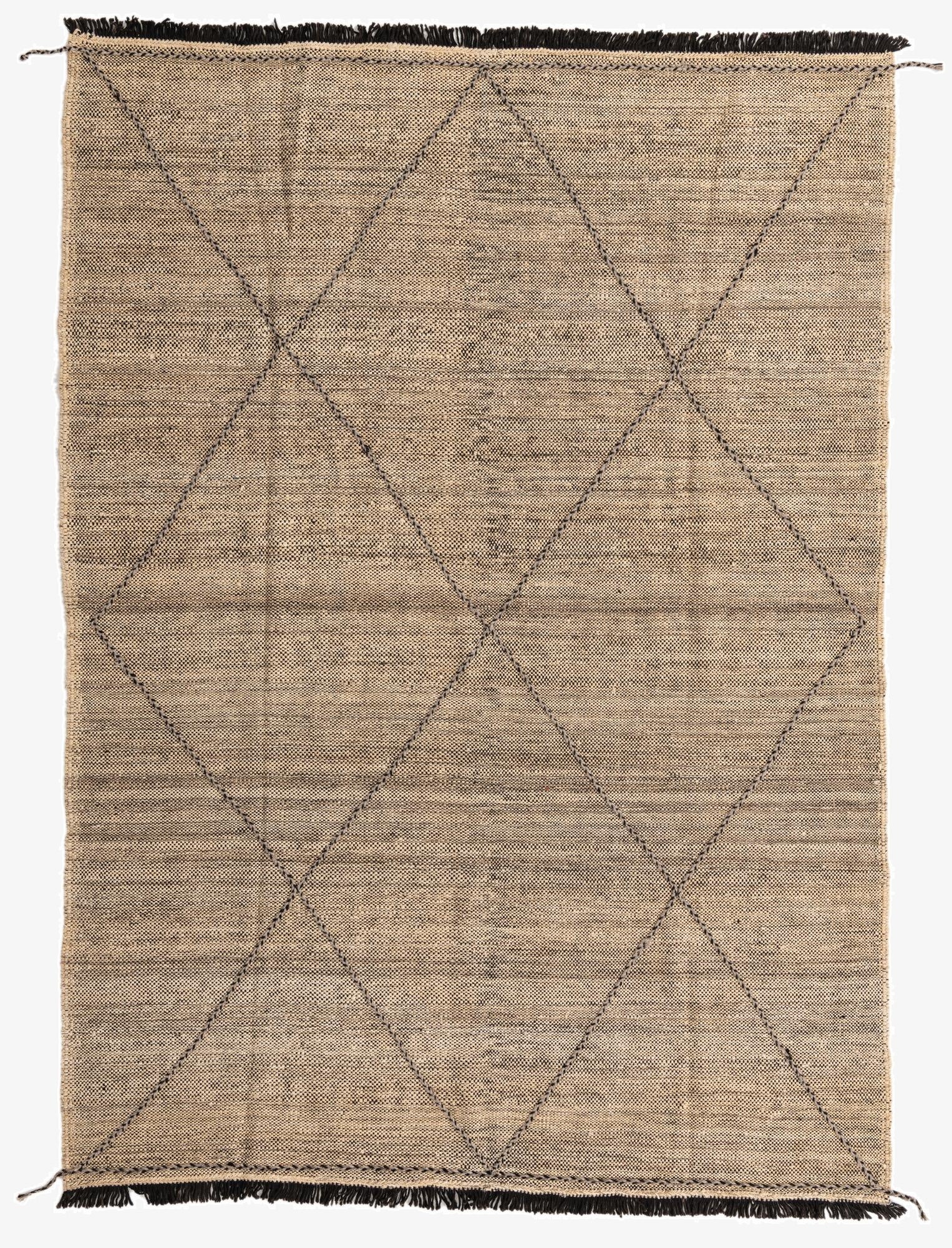 7' x 10'  Hand Knotted Moroccan Wool Rug