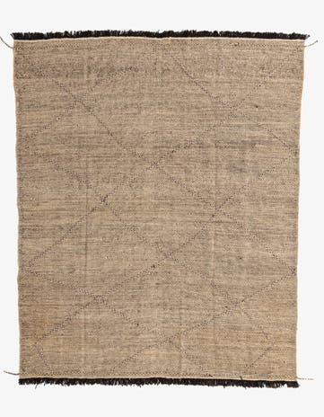 8' 3 x 9' 8 Hand Knotted Moroccan Wool Rug