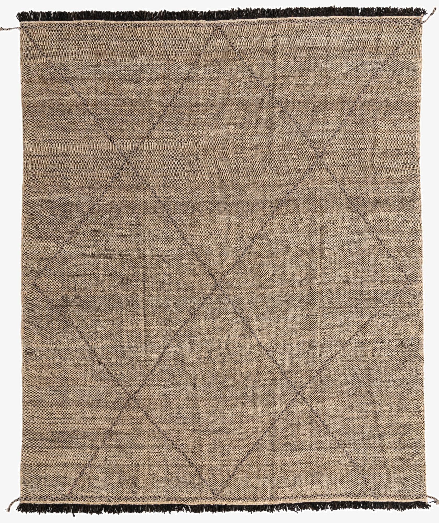8' 4 x 10'  Hand Knotted Moroccan Wool Rug