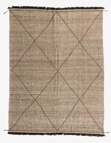 7' 5 x 9' 8 Hand Knotted Moroccan Wool Rug