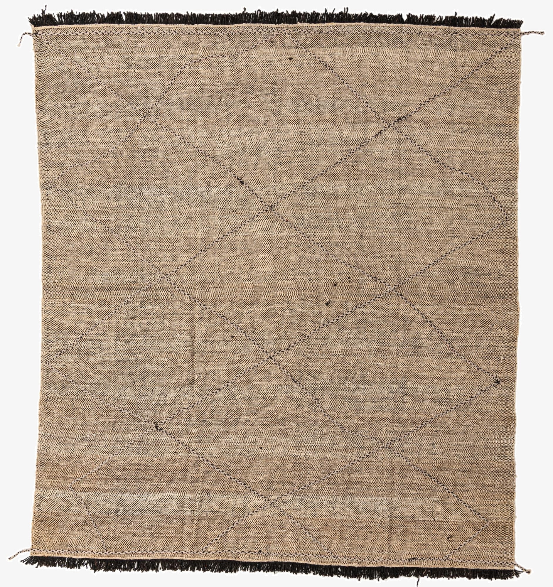 8' 6 x 9' 8  Hand Knotted Moroccan Wool Rug