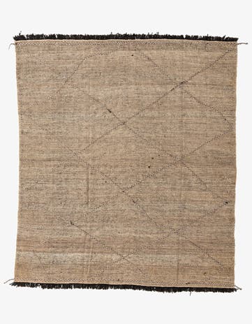 8' 6 x 9' 8 Hand Knotted Moroccan Wool Rug