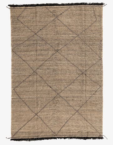 7' x 10' Hand Knotted Moroccan Wool Rug