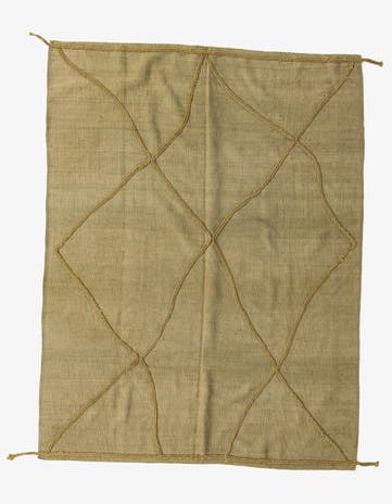 5' 10 x 7' 6 Hand Knotted Moroccan Wool Rug