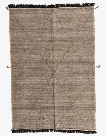 7' x 10' Hand Knotted Moroccan Wool Rug