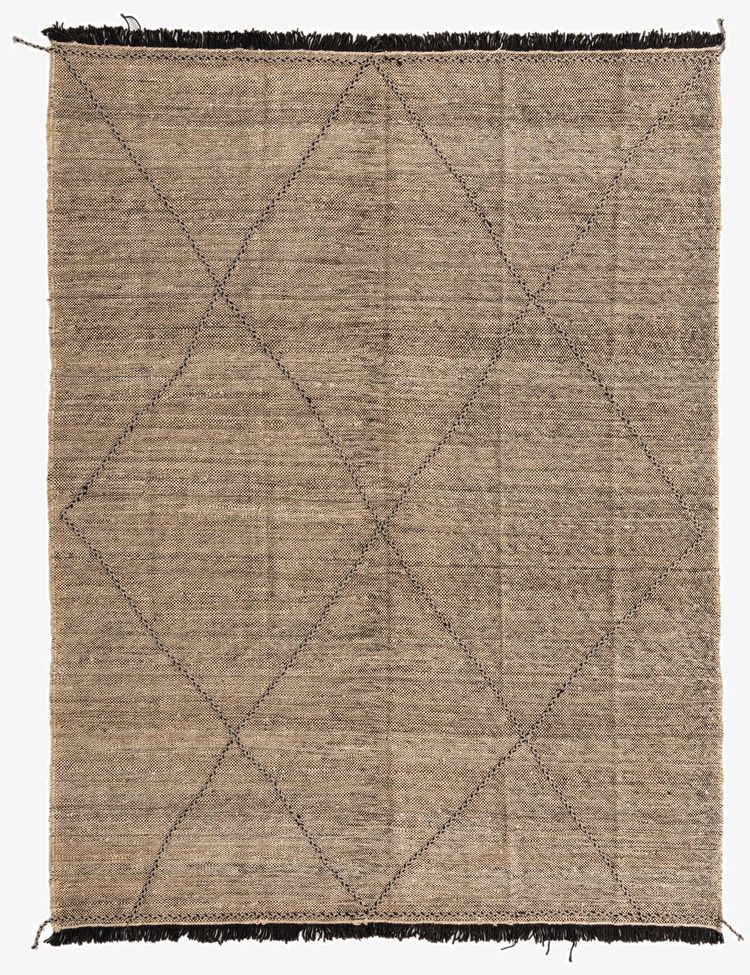 7' 4 x 9' 7  Hand Knotted Moroccan Wool Rug