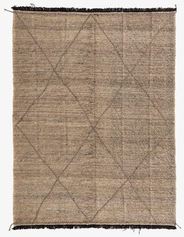 7' 4 x 9' 7 Hand Knotted Moroccan Wool Rug