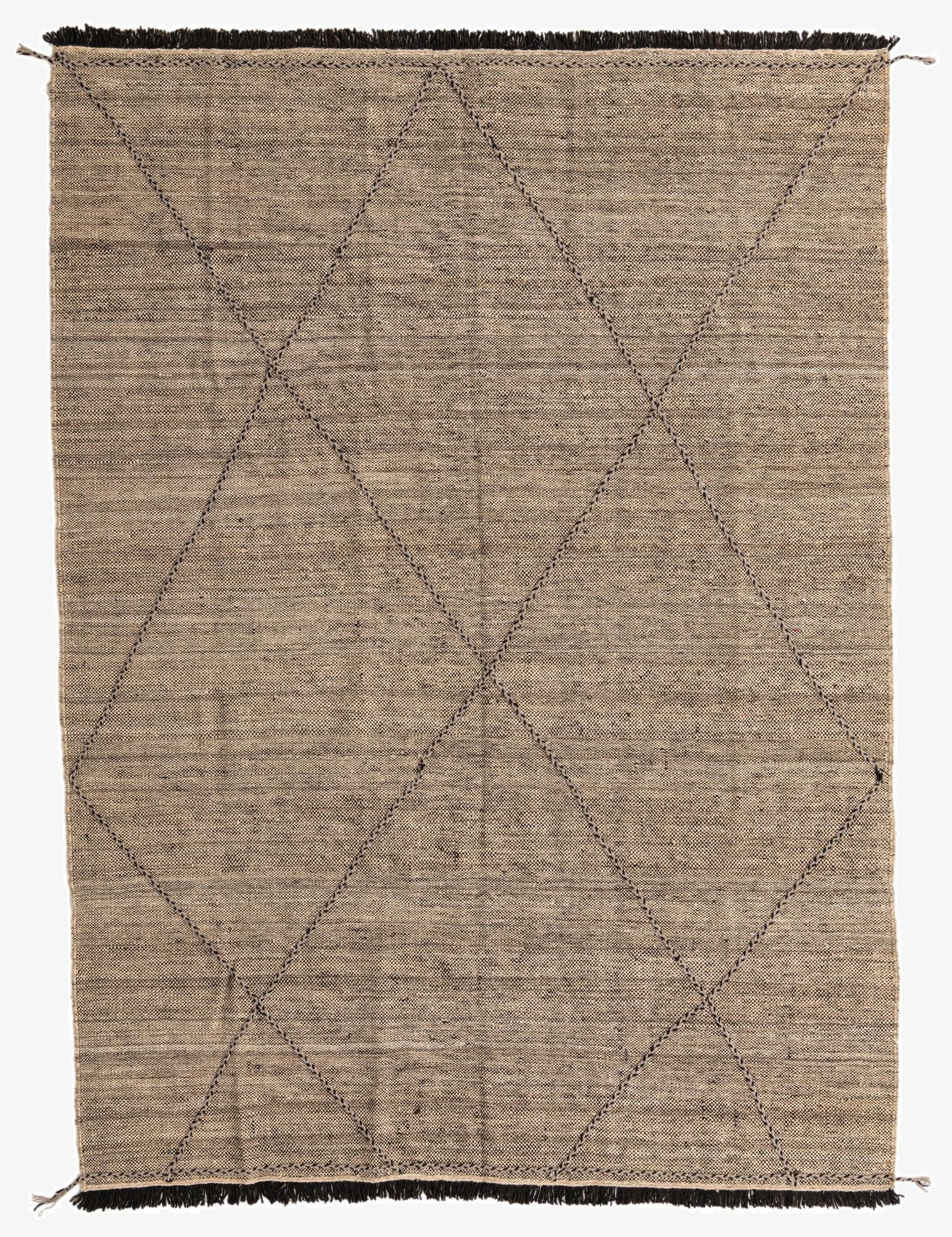 7' x 10'  Hand Knotted Moroccan Wool Rug