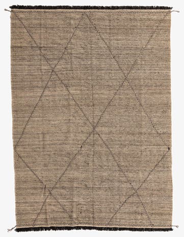 7' x 10' Hand Knotted Moroccan Wool Rug