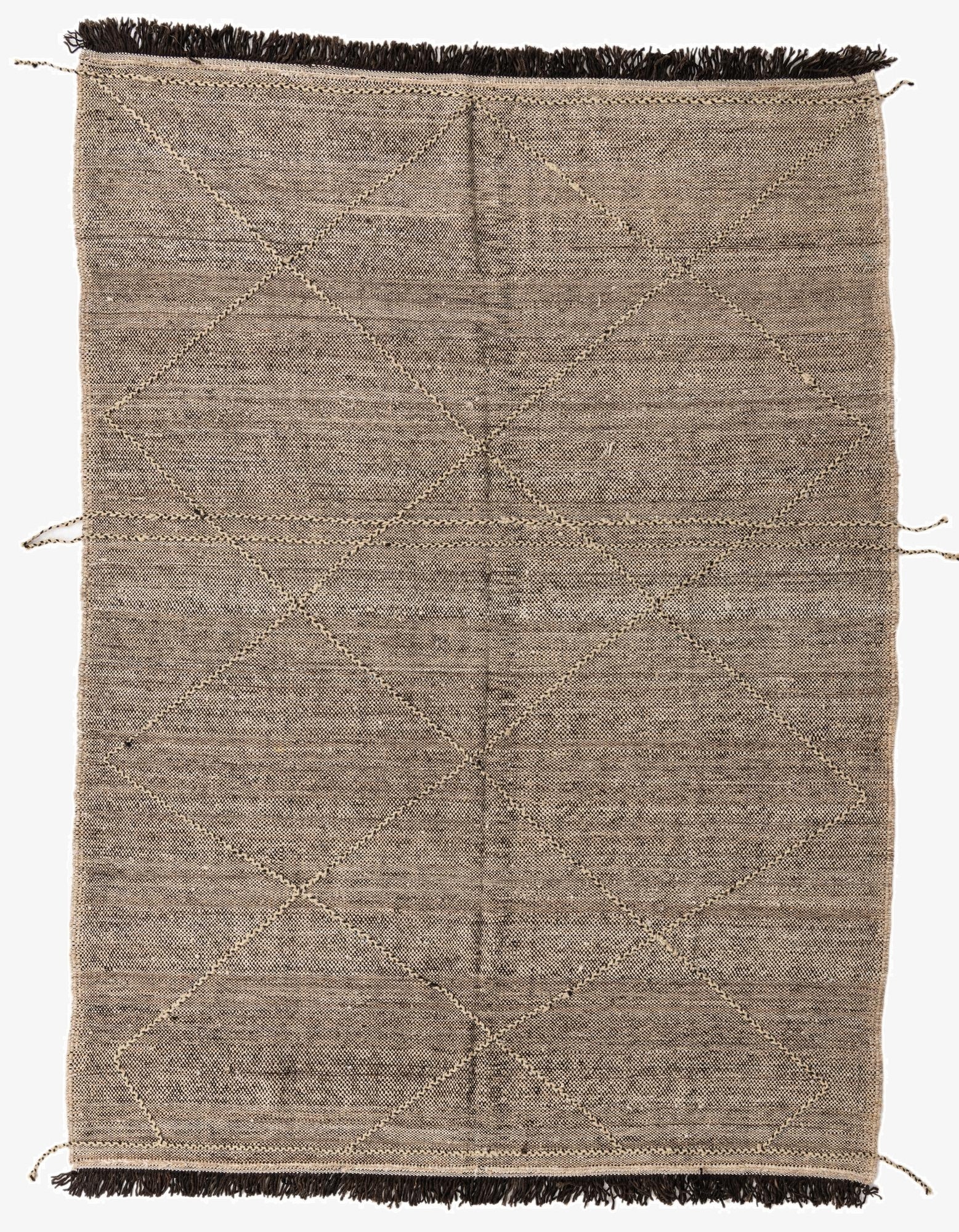 Primary image 7' x 9' 7  Hand Knotted Moroccan Wool Rug