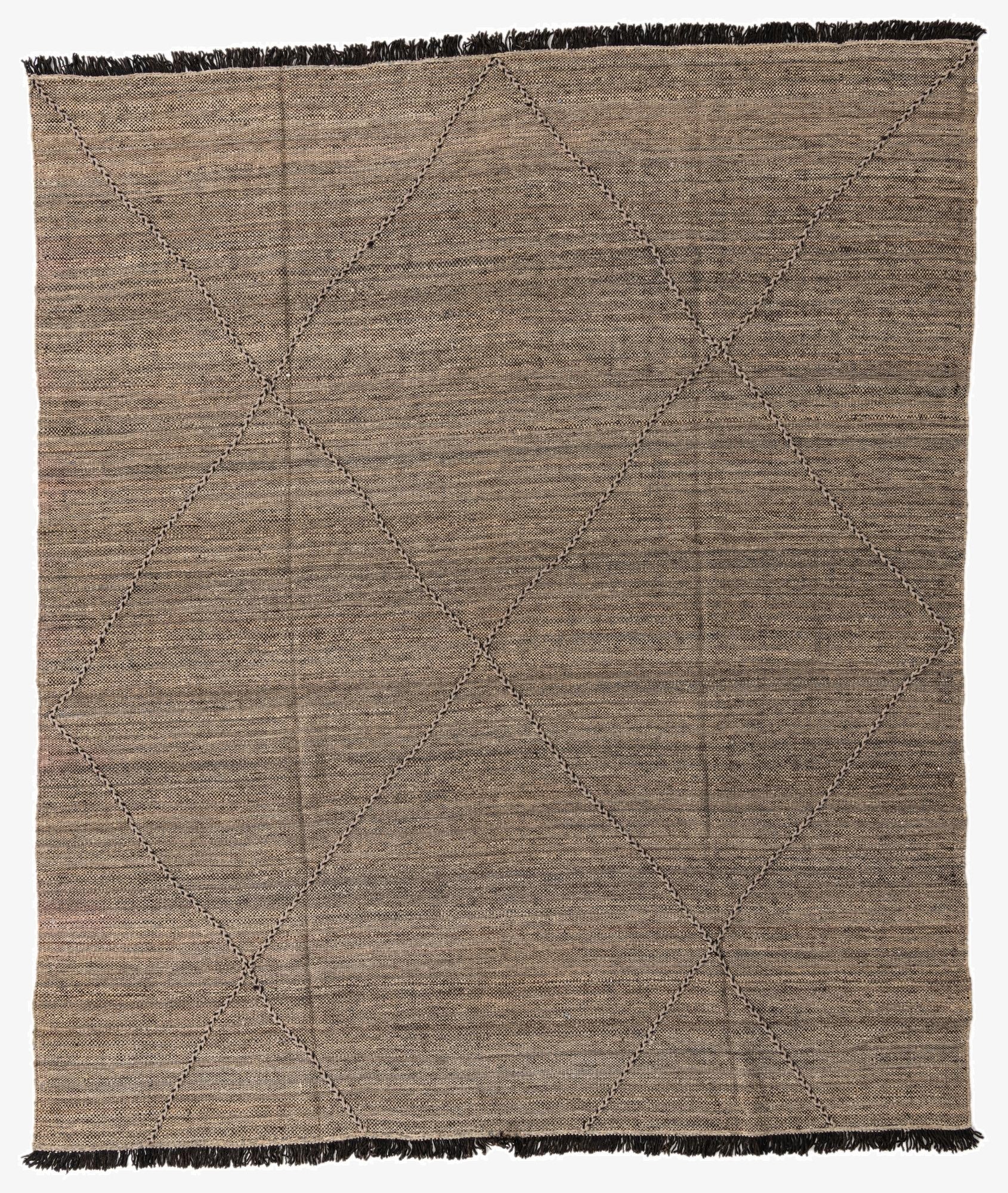 8' 3 x 9' 10  Hand Knotted Moroccan Wool Rug