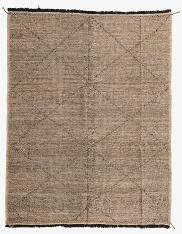 7' 5 x 9' 5 Hand Knotted Moroccan Wool Rug