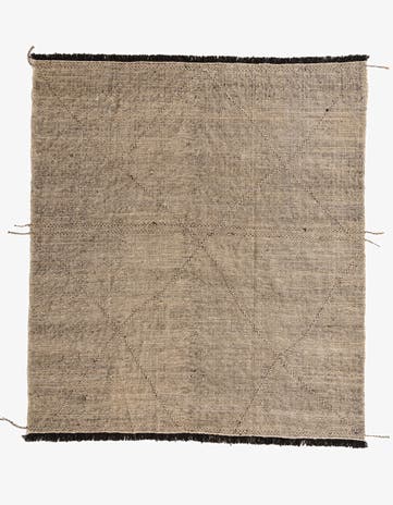 8' 8 x 9' 8 Hand Knotted Moroccan Wool Rug