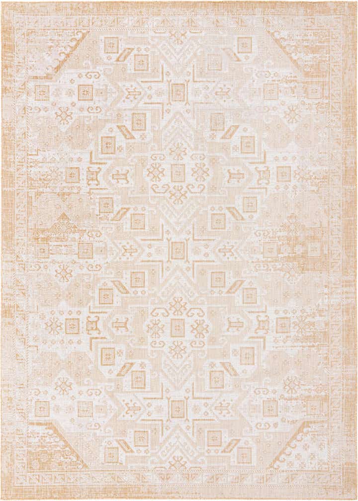 10' x 13' Easy-Clean Aztec Indoor / Outdoor Rug