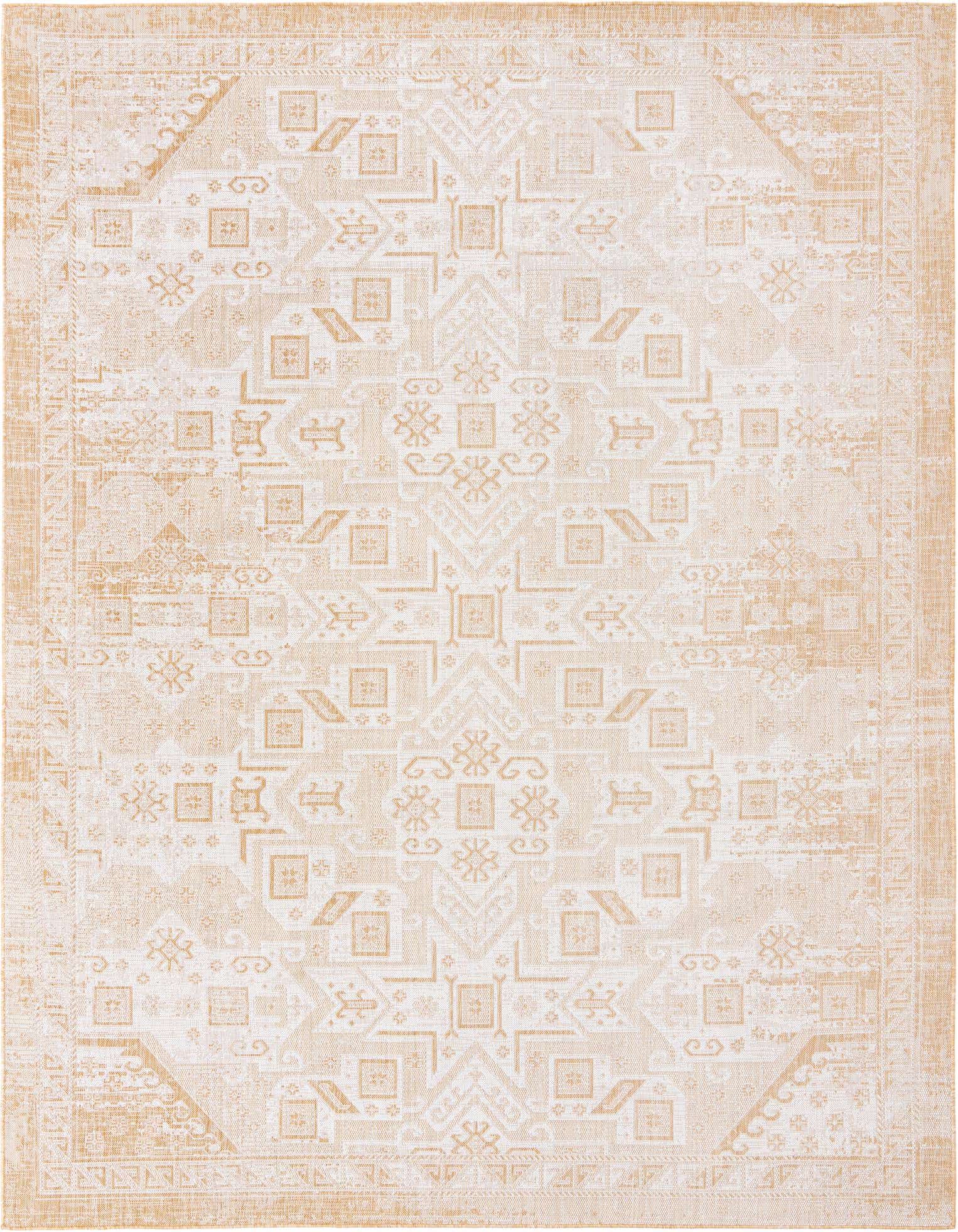 10' x 13' Easy-Clean Aztec Indoor / Outdoor Rug