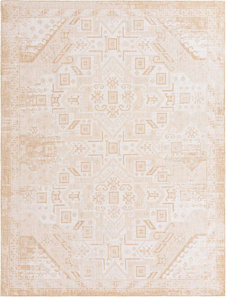 9' x 12' Easy-Clean Aztec Indoor / Outdoor Rug