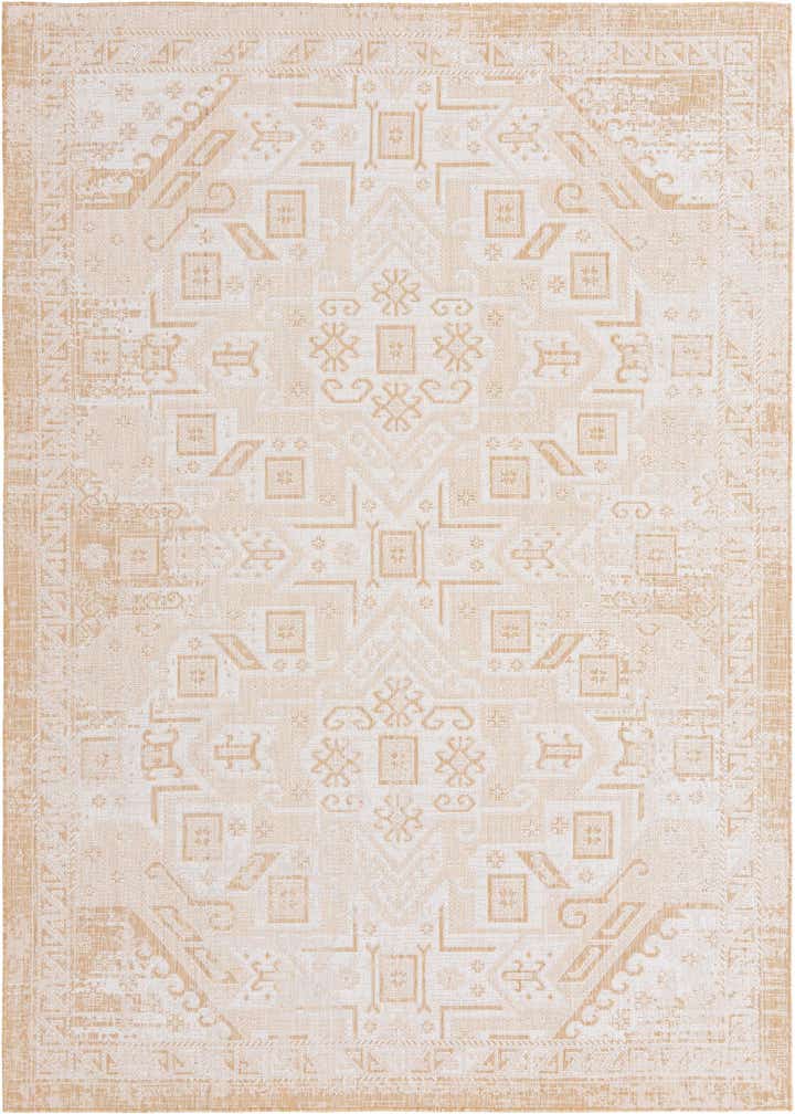 7' 10 x 11' Easy-Clean Aztec Indoor / Outdoor Rug