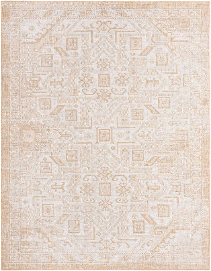 Detail image of 7' x 10' Easy-Clean Aztec Indoor / Outdoor Rug