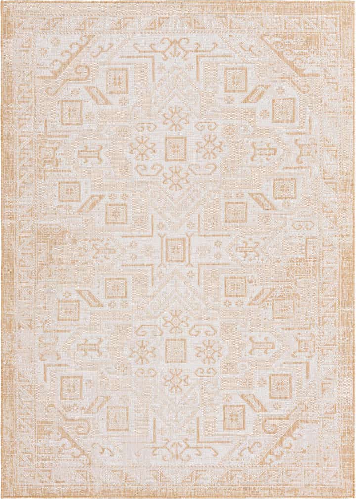 6' x 9' Easy-Clean Aztec Indoor / Outdoor Rug