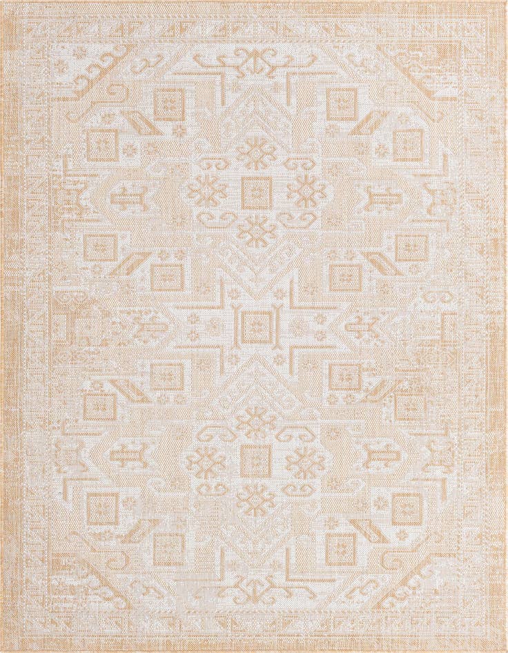 Detail image of 5' 3 x 8' Easy-Clean Aztec Indoor / Outdoor Rug