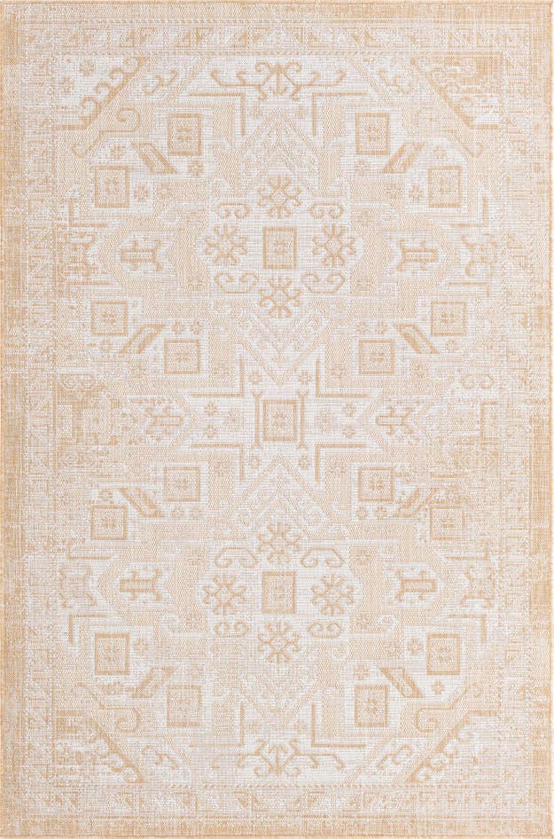Detail image of 5' 3 x 8' Easy-Clean Aztec Indoor / Outdoor Rug