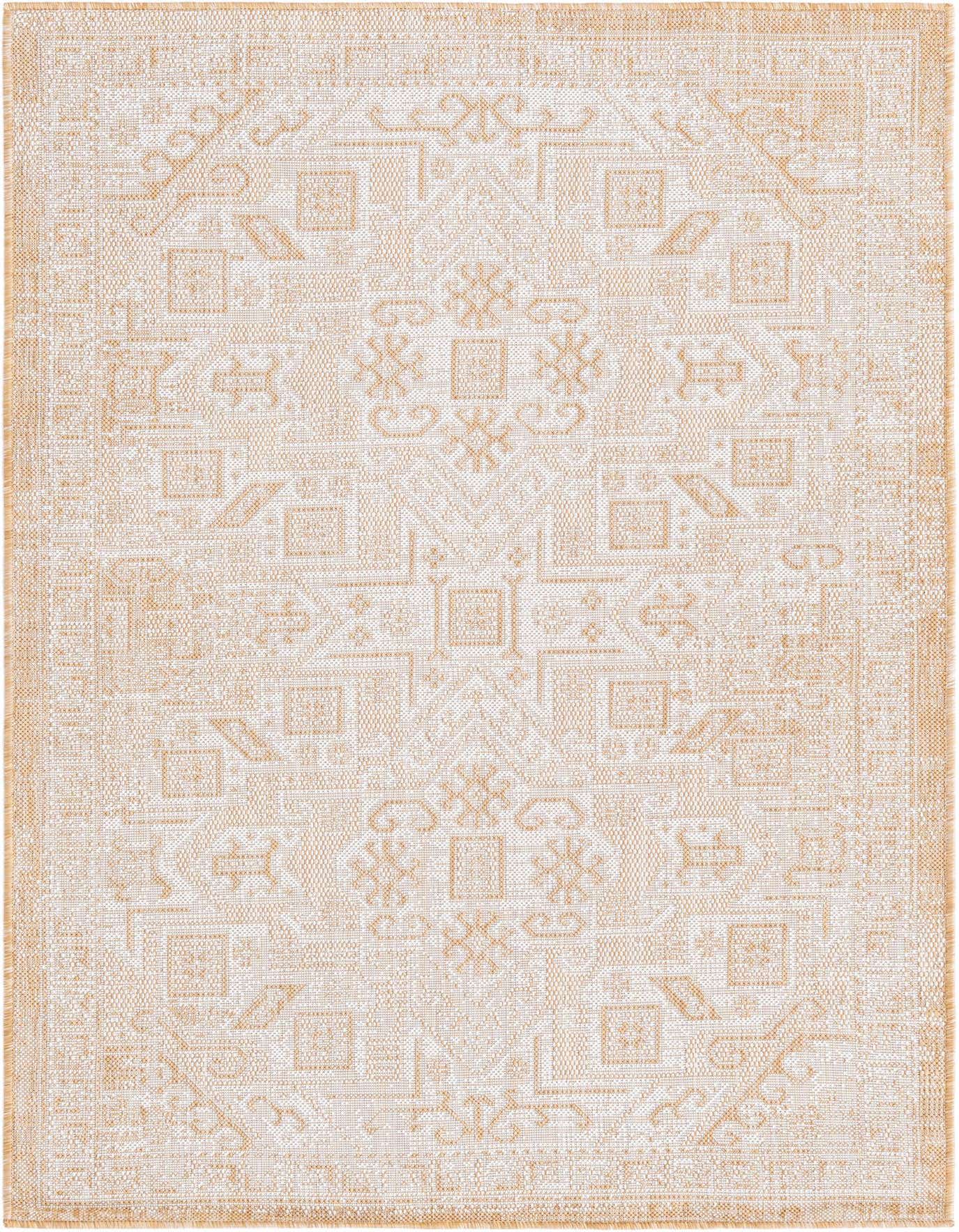 4' x 6' Easy-Clean Aztec Indoor / Outdoor Rug