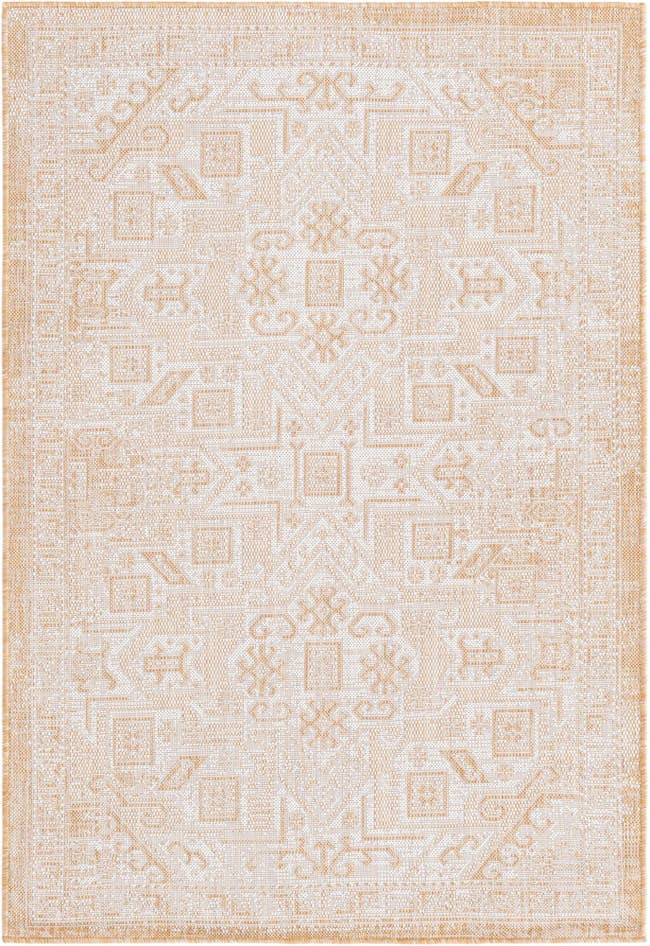Detail image of 4' x 6' Easy-Clean Aztec Indoor / Outdoor Rug