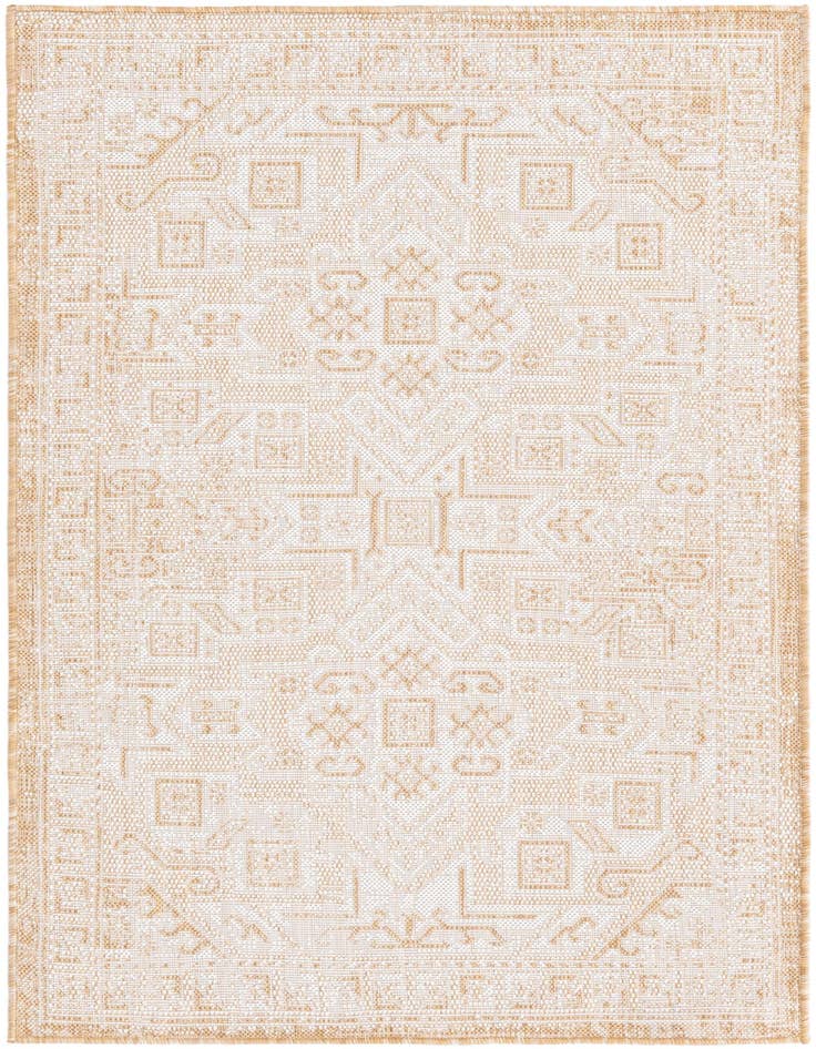 Detail image of 3' x 5' 3 Easy-Clean Aztec Indoor / Outdoor Rug