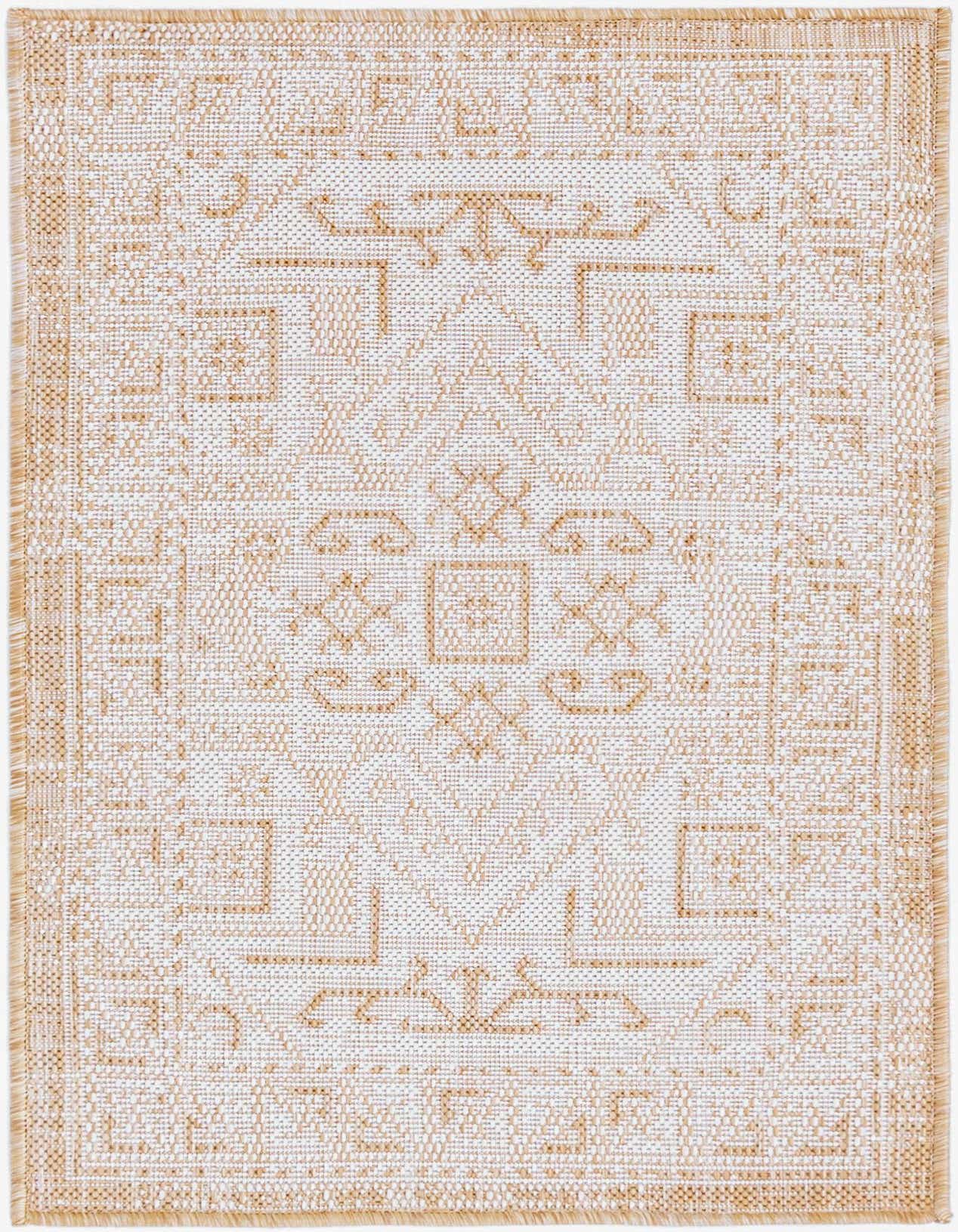 2' x 3' Easy-Clean Aztec Indoor / Outdoor Rug