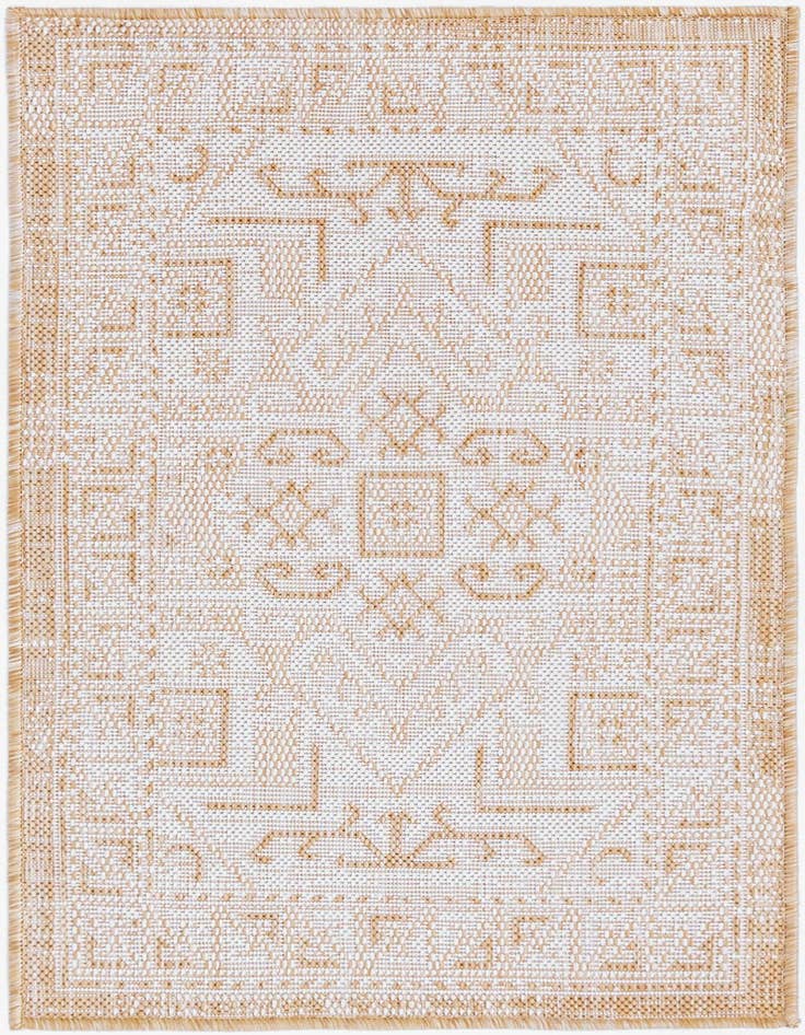 Detail image of 2' x 3' Easy-Clean Aztec Indoor / Outdoor Rug