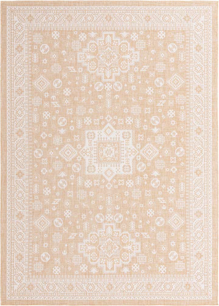 10' x 14' Easy-Clean Aztec Indoor / Outdoor Rug